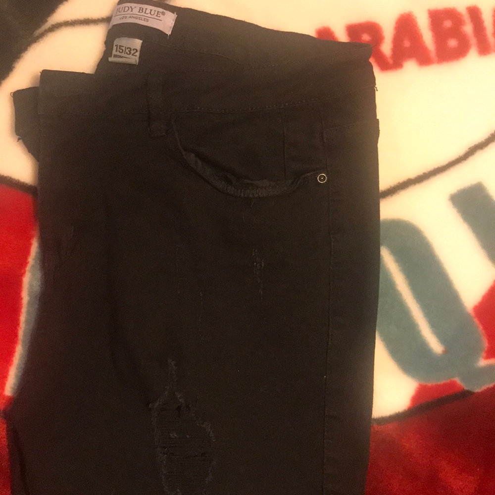 Black skinny’s!